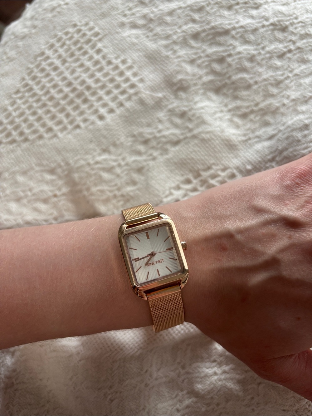 Nine West rose gold watch